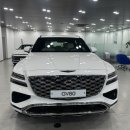 최신라이트를 장착한 2024 제네시스 gv80 페이스리프트