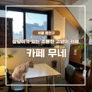 숙대입구역 고양이 카페 조용한 힐링 카페 무네(mune)