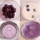 [아이스크림 만들기]채식 자연식 블루베리 두유 아이스크림 이미지