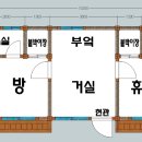 14평(강원 양양 평면도) 이미지