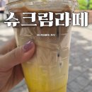 파리바게트안양덕천래미안점 | 메가커피 신메뉴 슈크림라떼 후기 추천 칼로리 가격 당류 칼로리