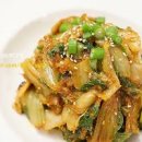 배추된장무침 만들기 간단한 반찬요리 이미지