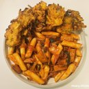 오뚜기야식 | 야식에는 최고~ 최애 야식 야채튀김 &amp; 떡볶이 만들기(오뚜기 야채튀김 구매 시식 후기)