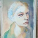 아름다운 인물화 이미지