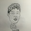 힐링 캐리커쳐 드로잉 이미지