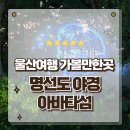 한국주방산업 앞 교통섬 | 울산여행 가볼만한곳 아바타섬이라 불리는 울주군 명선도 야경보고온 후기