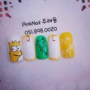 꽃나비 네일 이미지