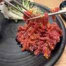 육회무한리필 청라 맛집 : 연어사랑 육회품에