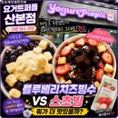 요거트퍼플 - 용인시 수지구 성복2로76번길 25-20 | 요거트퍼플 산본점 내돈내산후기 | 블루베리치즈빙수 vs 스초빙 뭐가 더 맛있을까?
