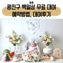 명주교육도서관 | [육아정보] 광진구 백일상 무료 대여 / 셀프 백일상 / 예약 방법 / 대여 후기