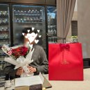 용산-서빙-529 | W. 마지막까지 긴장되던 답프로포즈 성공후기, 한남동 파인다이닝 오메가시계 꽃선물