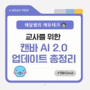 화인에듀앤리서치 | [에듀테크 꿀팁💻] 교사를 위한 캔바 AI 2.0 업데이트 총정리 🚀