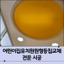 어린이집유치원원형등칩교체 전문 시공