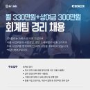 6개월 계약직 경리분을 모십니다. (위하고 사용 경력자 / 월300만원+상여금지급) 이미지