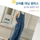 윤택슈퍼 | 제로스트리트 오버롤 데님 원피스 멜빵 롱 스커트 하의 코디 후기