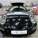 911 CARRERA 4S 997 전면유리 교환 포르쉐 자동차의 911 카레라 포 에스 차량 앞유리 교체 작업입니다