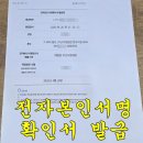 서명 | 경매 대리입찰-전자본인서명확인서 발급 후기