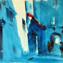 마음에 스며드는 수채화 이미지