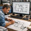 [HD]전산응용건축제도 기능사 (실기) Part.2 입면도 관련 요소 | 천안 전산응용건축제도기능사학원 후기, 캐드 도면 이렇게 배우면 달라집니다