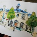 어반스케치 여행수채화 이미지