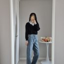 244 | [Review] 봄 출근룩 레이어드 니트 추천 베르브(VERBE) COLLAR LAYERED KNIT 244 후기