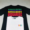 정품 디스퀘어드2 레인보우 반팔 티셔츠 2 종 새상품 팝니다. 이미지