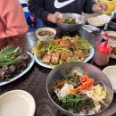 산하농원 | 광교산 맛집 애견동반 주차가능 폭포농원 숯불돼지바베큐 보리밥 도토리묵