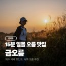 씨유 성산책길희망점 | 제주 금오름 소요시간 난이도 일몰 억새 명소