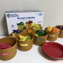 야채랑과일이랑 | 러닝리소스 과일 야채 바구니 색인지 교구 소근육 발달 놀이 장난감 후기