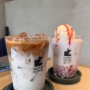 커스텀커피판교대장점 | 커스텀커피 판교대장점 우유가 맛있는 메뉴 판단라떼 딸기라떼