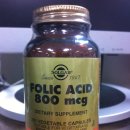 솔가 엽산 - 인공 FOLIC ACID 250정 400mcg / 천연 FOLATE 100정 400mcg 이미지