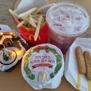 맥도날드 런치메뉴 침산DT점 후기 크리스마스 트러플 치즈 버거&amp; 메리 베리 맥피즈
