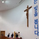 다른 본당 교우분들이 순교자 영성이 충만한 우리성당 스테인드글라스 감상과 미사에 참례하여 주님의 빛을 나눕니다. 이미지