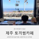 제주토끼 | 제주 토끼썸 카페 후기｜하도리 바다 앞 감성 피크닉 카페 (토끼섬 뷰 맛집)