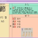 0031 節(마디 절) 이미지