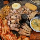 왕솥뚜껑삼겹살&모모치킨 | 상암맛집 추천! 회식하기 좋은 한상가득왕솥뚜껑 커플세트한상 솔직 후기