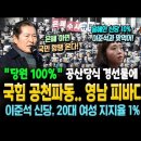 국짐 공천파동 영남 피바다 초읽기 이미지