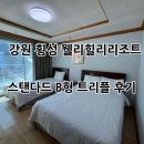 횡성리조트 | 강원 횡성 웰리힐리리조트 스탠다드 B형 트리플 서관 투숙 후기 (스키장뷰!)