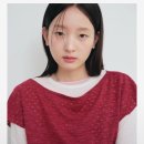 [muwm] 블랭크 도트 니트 탑 Blank Dot Knit Top