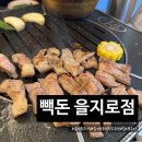 고기자리 | [을지로 맛집]힙지로 고기집 추천 힙지로 회식자리로 최고인 빽돈 후기!!