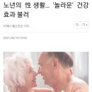 노년의 성생활 놀라운 건강효과 불러 이미지