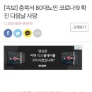 [속보] 충북서 80대노인 코로나19 확진 다음날 사망 이미지