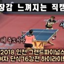 [직캠]’여자탁구계의 별’ 서효원 VS.헤 조우지아 2018 인천 그랜드파이널스 여자 단식 16강전 하이라이트 이미지