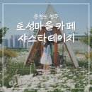 청원사과마을 | 청주 샤스타데이지 카페 토성마을 오두막 예약 오픈런 후기