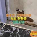 #397. 동두천 인테리어필름. 건영아파트 녹슬고 부식된 현관문 새 문으로 필름시공 한 후기