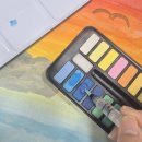 수채 캘리그라피(A) 이미지