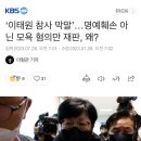 ‘이태원 참사 막말’…명예훼손 아닌 모욕 혐의만 재판, 왜? (나라구하다 죽었냐, 자식팔아 장사한다 워딩 쓴 국민의힘 창원시의원) 이미지