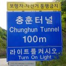 충훈터널 입구 이미지