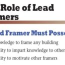 팀장의 급수 #1 (the role of lead framers(리드프래이머의 역활) - Ability to impart knowledge to other framers) 이미지