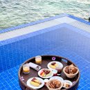 돌핀노래방 | [몰디브 저렴한 리조트] 선시암 로맨스 4일차 - 플로팅 조식, 커플스파, 허니문디너